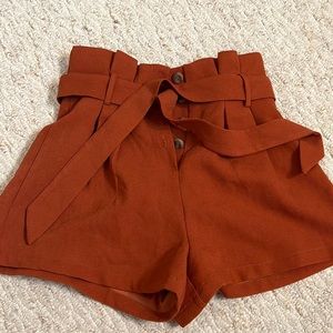 Forever 21 Rust Color Shorts, Size: Small